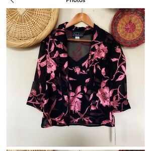 New, Alex Evenings Vintage TWO PIECE TANK  SET NWT